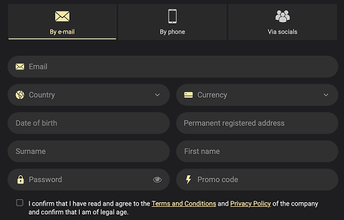 1хЅlοtѕ Rеgіѕtrаtіοn Fοrm