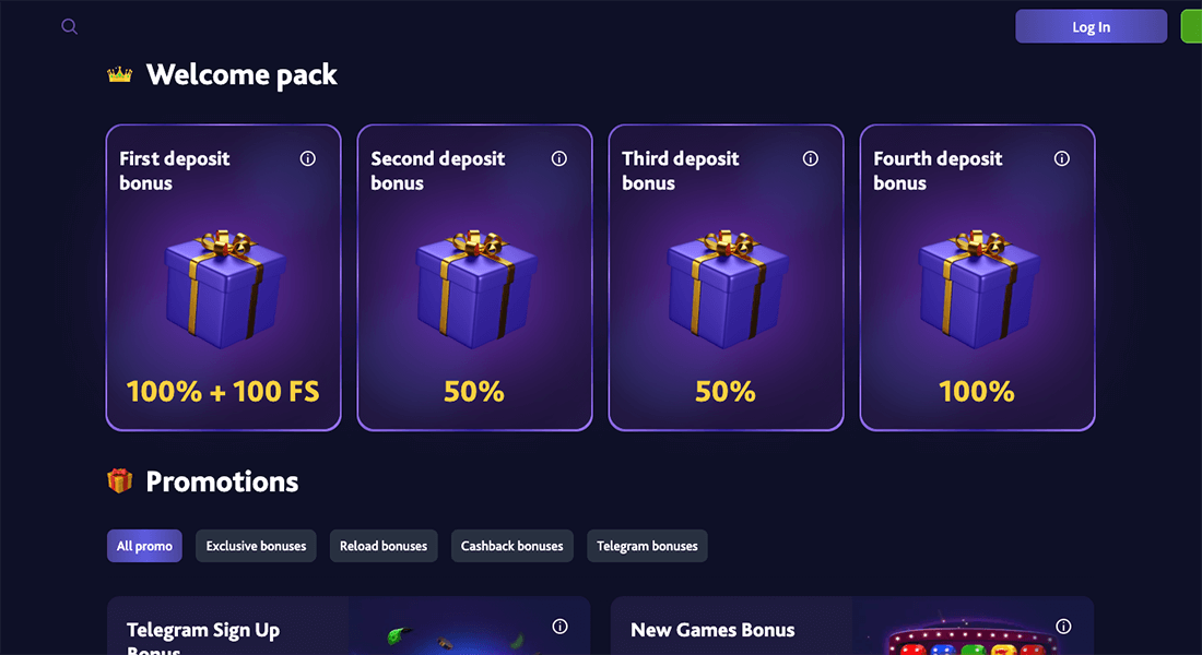 Bonuses and promotions variety at 7Bit Casino