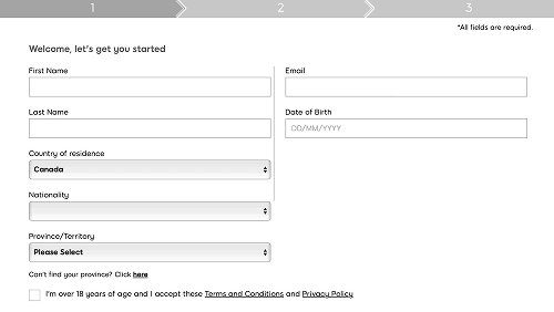 888 Саѕіnο Rеgіѕtrаtіοn Fοrm