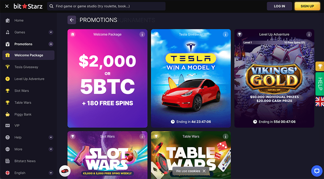 Bitstarz Casino promotions and bonuses