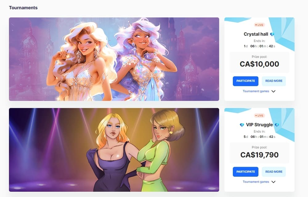 Price Pool in Ice Casino tournaments