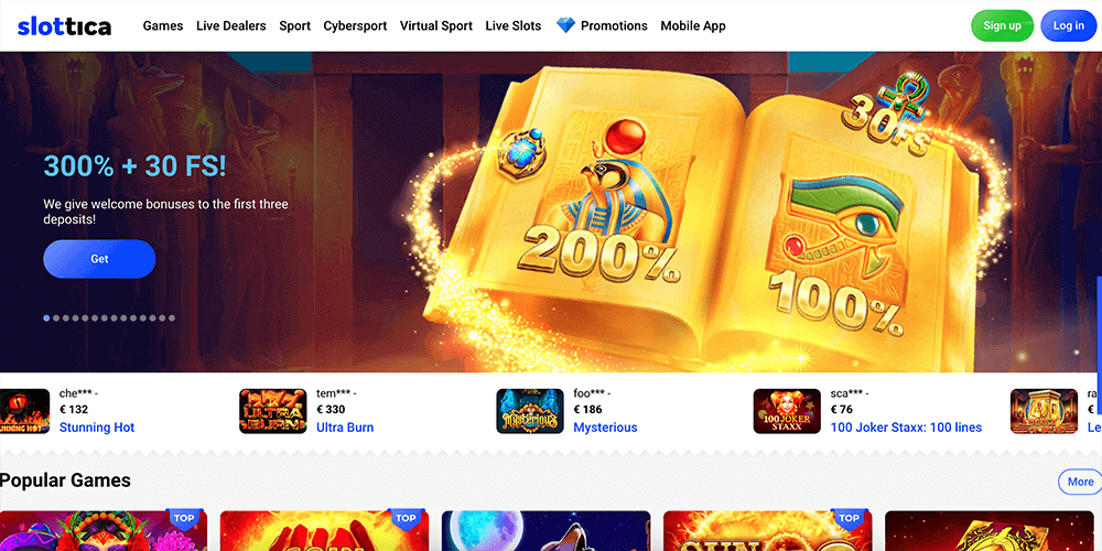 Slottica Casino Official Site